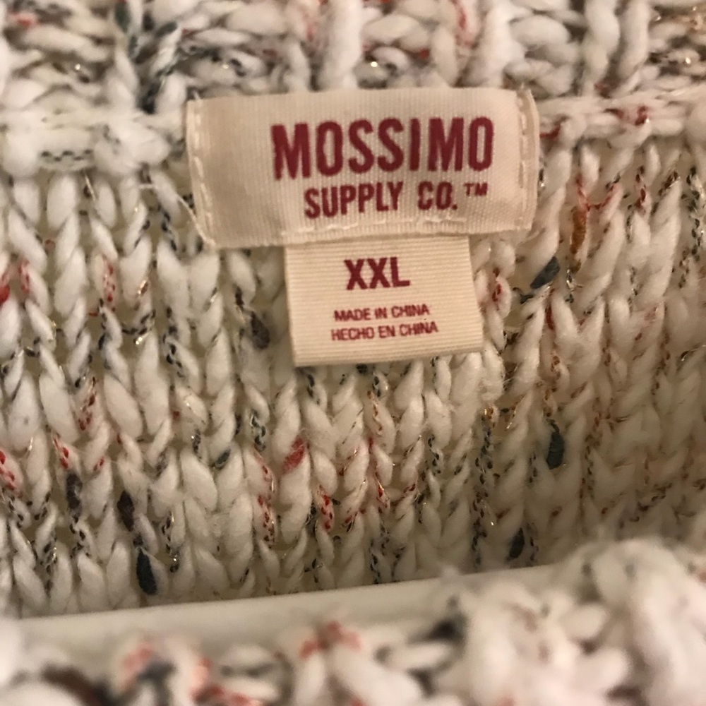 Festive oversized sweater